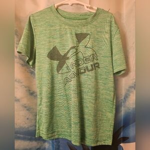 Under Armour Heathered Green Tee